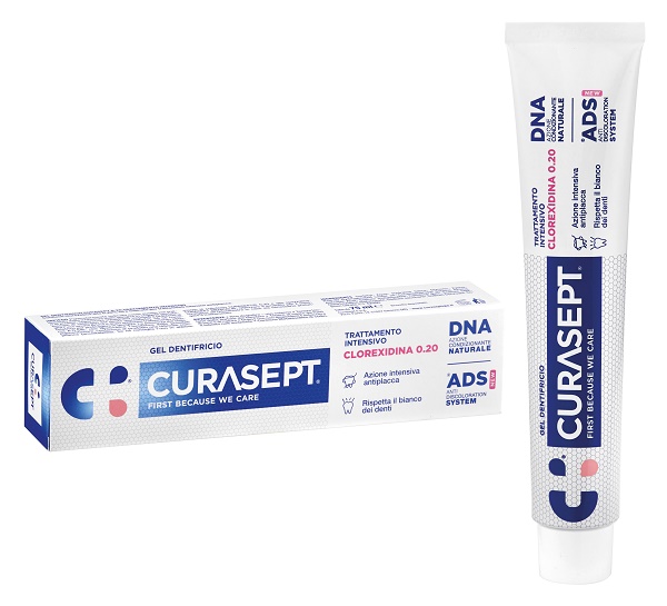 CURASEPT DENTIFRICIO 0,20 75 ML ADS+DNA - Farmacia Nuova Dr.ssa Gabriella Catellani