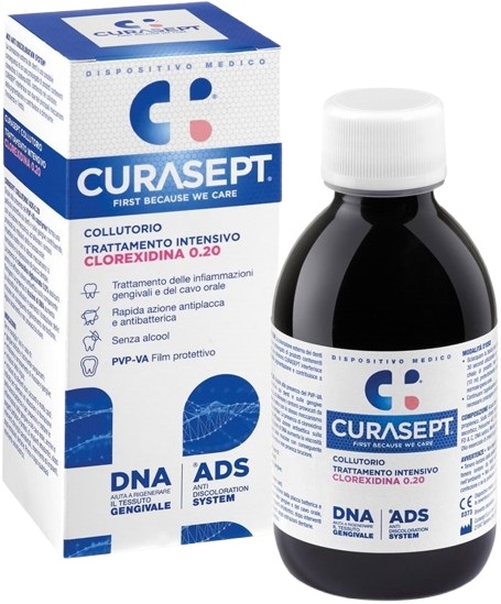 CURASEPT COLLUTORIO 0,20 ADS + DNA 200 ML - Farmacia Nuova Dr.ssa Gabriella Catellani