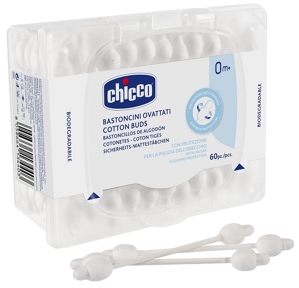 CHICCO BASTONCINI COTONATI 60 PEZZI - Farmacia Nuova Dr.ssa Gabriella Catellani