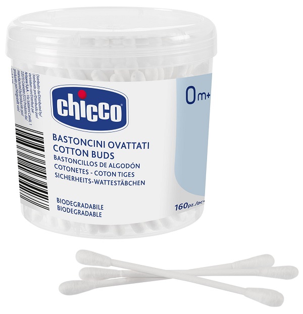 CHICCO BASTONCINI COTONATI 160 PEZZI - Farmacia Nuova Dr.ssa Gabriella Catellani