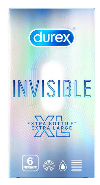 PROFILATTICO DUREX INVISIBLE XL 6 PEZZI - Farmacia Nuova Dr.ssa Gabriella Catellani