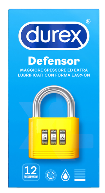 PROFILATTICO DUREX DEFENSOR 12 PEZZI - Farmacia Nuova Dr.ssa Gabriella Catellani