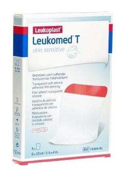 LEUKOMED T SKIN SENSITIVE MEDICAZIONE POST-OPERATORIA TRASPARENTE CON MASSA ADESIVA IN SILICONE 8X10 CM 5 PEZZI - Farmacia Nuova Dr.ssa Gabriella Catellani