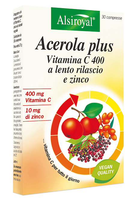 ACEROLA 400 PLUS 30 COMPRESSE - Farmacia Nuova Dr.ssa Gabriella Catellani