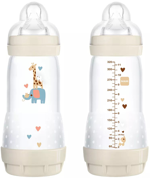 MAM BIBERON EASY START 320 ML 4+ TETTARELLA 3 NEUTRO - Farmacia Nuova Dr.ssa Gabriella Catellani