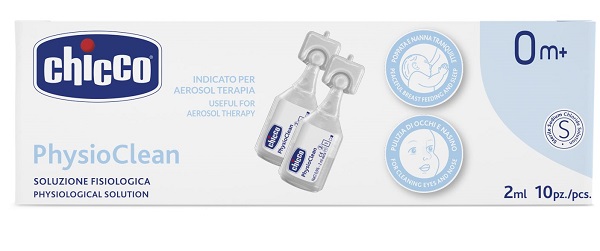 CHICCO SOLUZIONE PHYSIOCLEAN 2 ML 10 PEZZI - Farmacia Nuova Dr.ssa Gabriella Catellani