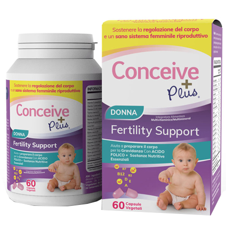 CONCEIVE PLUS SUPPORTO FERTILITA' FEMMINILE 60 CAPSULE - Farmacia Nuova Dr.ssa Gabriella Catellani