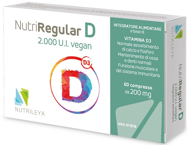 NUTRIREGULAR D 2000UI 60 COMPRESSE - Farmacia Nuova Dr.ssa Gabriella Catellani