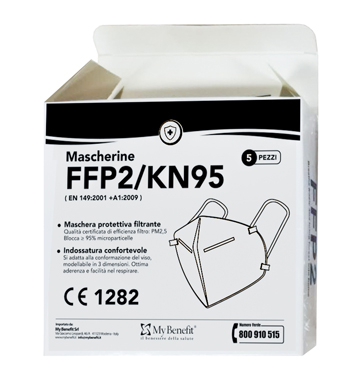 AIBANA MASCHERINA PROTETTIVA FILTRANTE FFP2/KN95 - Farmacia Nuova Dr.ssa Gabriella Catellani