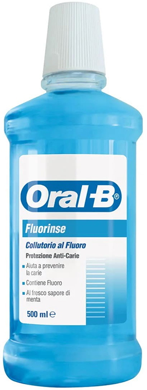 ORALB FLUORINSE COLLUTORIO ANTI CARIE 500 ML - Farmacia Nuova Dr.ssa Gabriella Catellani