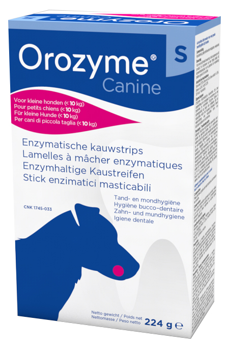 OROZYME CANINE STRISCE ENZIMATICHE MASTICABILI PER CANI DI TAGLIA PICCOLA - Farmacia Nuova Dr.ssa Gabriella Catellani