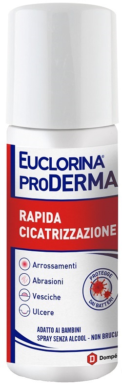 EUCLORINA PRODERMA RAPIDA CICATRIZZAZIONE SPRAY 125 ML - Farmacia Nuova Dr.ssa Gabriella Catellani