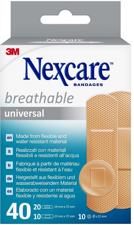 CEROTTO PREPARATO NEXCARE UNIVERSAL ASSORTITI 20 CEROTTO 19X72MM + 10 CEROTTO 25X72MM + 10 CEROTTO TONDI 22,5MM - Farmacia Nuova Dr.ssa Gabriella Catellani