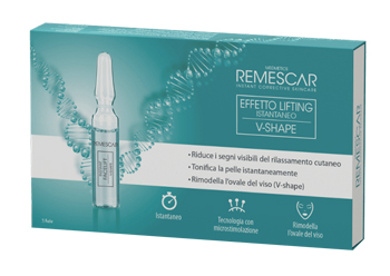 REMESCAR EFFETTO LIFTING ISTANTANEO V-SHAPE 5 FIALE X 2 ML - Farmacia Nuova Dr.ssa Gabriella Catellani