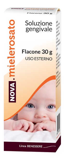 NOVA MIELEROSATO SOLUZIONE GENGIVALE 30 G - Farmacia Nuova Dr.ssa Gabriella Catellani