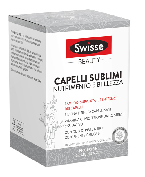 SWISSE CAPELLI SUBLIMI 30 CAPSULE - Farmacia Nuova Dr.ssa Gabriella Catellani