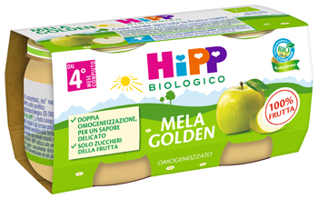 HIPP BIO OMOGENEIZZATO MELA GOLDEN 2 X 80 G - Farmacia Nuova Dr.ssa Gabriella Catellani