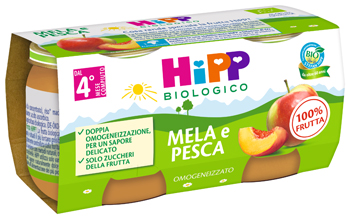 HIPP BIO OMOGENEIZZATO MELA/PESCA 2 X 80 G - Farmacia Nuova Dr.ssa Gabriella Catellani