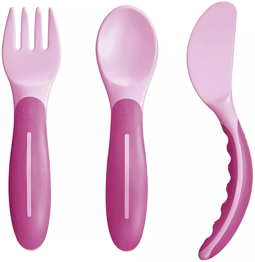6AM BABYS CUTLERY 6+ FEMMINA - Farmacia Nuova Dr.ssa Gabriella Catellani