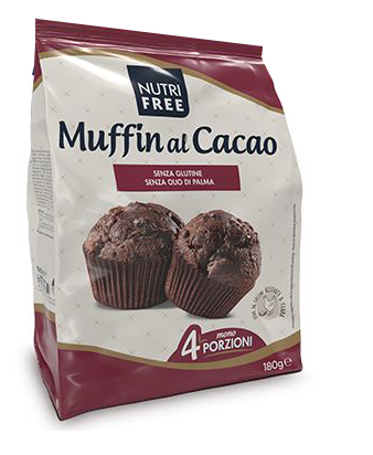 NUTRIFREE MUFFIN AL CACAO 4 X 45 G - Farmacia Nuova Dr.ssa Gabriella Catellani