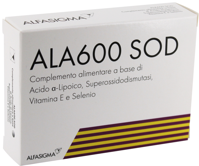ALA 600 SOD 20 COMPRESSE - Farmacia Nuova Dr.ssa Gabriella Catellani