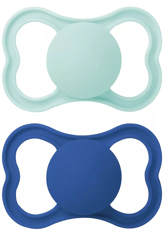MAM AIR SUCCHIETTO 16+ MESI SILICONE MASCHIO 2 PEZZI - Farmacia Nuova Dr.ssa Gabriella Catellani
