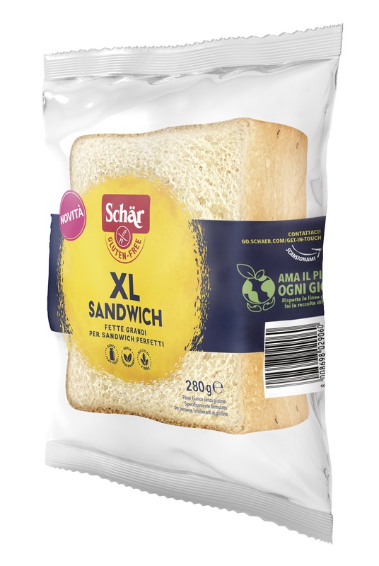 SCHAR XL SANDWICH PANE BIANCO SENZA LATTOSIO 280 G - Farmacia Nuova Dr.ssa Gabriella Catellani