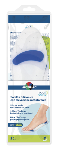 SOLETTA SILICONICA MASTER-AID FOOTCARE XL 43-44 METATARSO I7 - Farmacia Nuova Dr.ssa Gabriella Catellani
