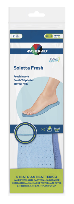 MASTER-AID FOOTCARE SOLETTA FRESH RITAGLIABILE 2 PEZZI I2 - Farmacia Nuova Dr.ssa Gabriella Catellani