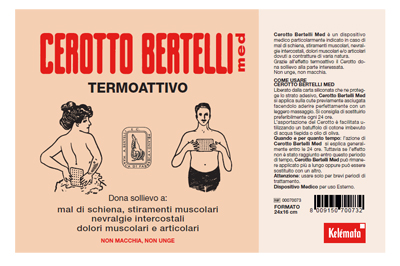 BERTELLI CEROTTO MED GRANDE 24 X 16 CM - Farmacia Nuova Dr.ssa Gabriella Catellani