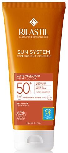 RILASTIL SUN SYSTEM PHOTO PROTECTION TERAPY SPF 50+ LATTE VELLUTANTE 200 ML - Farmacia Nuova Dr.ssa Gabriella Catellani