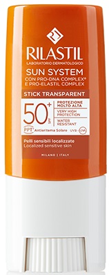 RILASTIL SUN SYSTEM PHOTO PROTECTION TERAPY SPF 50+ STICK TRASPARENTE 8,5 ML - Farmacia Nuova Dr.ssa Gabriella Catellani