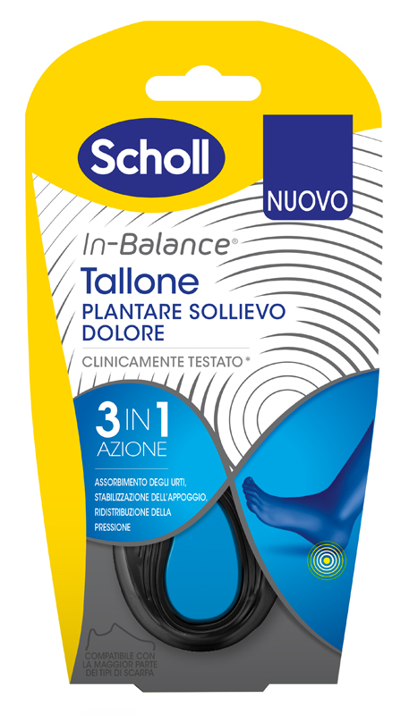 SCHOLL PLANTARE TALLONE M 2 PEZZI - Farmacia Nuova Dr.ssa Gabriella Catellani