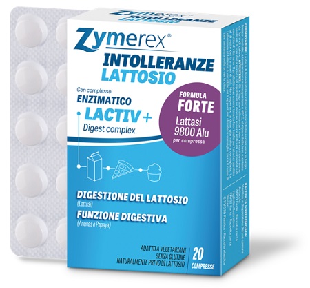 ZYMEREX INTOLLERANZE LATTOSIO 20 COMPRESSE RIVESTITE - Farmacia Nuova Dr.ssa Gabriella Catellani