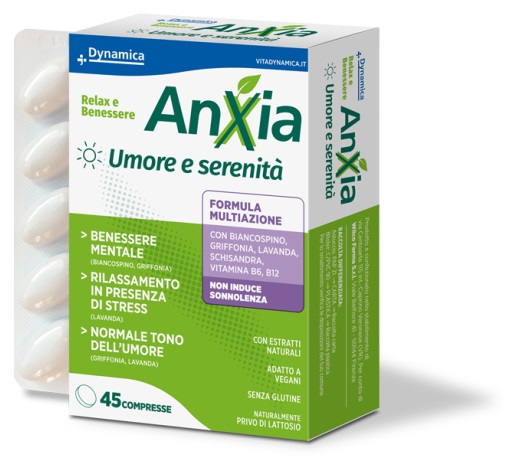 DYNAMICA ANXIA UMORE E SERENITA' 45 COMPRESSE - Farmacia Nuova Dr.ssa Gabriella Catellani