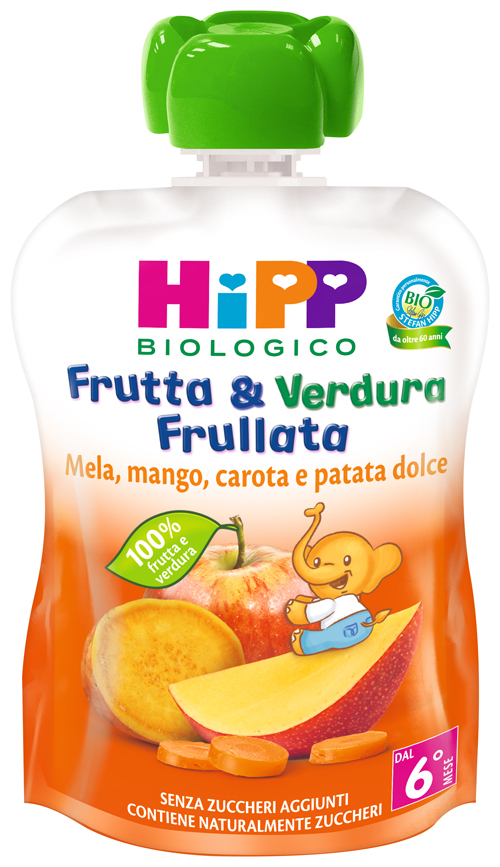 HIPP BIO FRUTTA & VERDURA MELA MANGO CAROTA PATATA DOLCE 90 G - Farmacia Nuova Dr.ssa Gabriella Catellani
