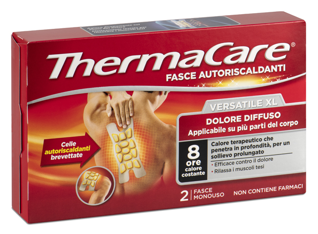 FASCIA AUTORISCALDANTE VERSATILE THERMACARE XL 2 PEZZI - Farmacia Nuova Dr.ssa Gabriella Catellani