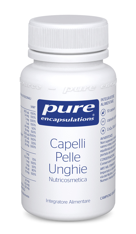 PURE ENCAPSULATIONS CAPELLI PELLE UNGHIE 30 CAPSULE - Farmacia Nuova Dr.ssa Gabriella Catellani