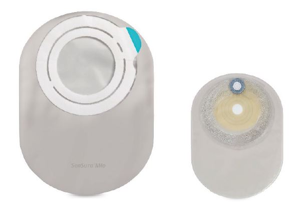 SENSURA MIO FLEX SISTEMA 2 PEZZI CON AGGANCIO ADESIVO SACCA COLOSTOMIA A FONDO CHIUSO TRASPARENTE 50MM 30 PEZZI - Farmacia Nuova Dr.ssa Gabriella Catellani