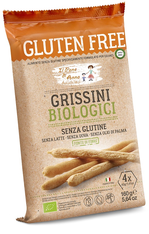 IL PANE DI ANNA GRISSINI BIOLOGICI 160 G - Farmacia Nuova Dr.ssa Gabriella Catellani