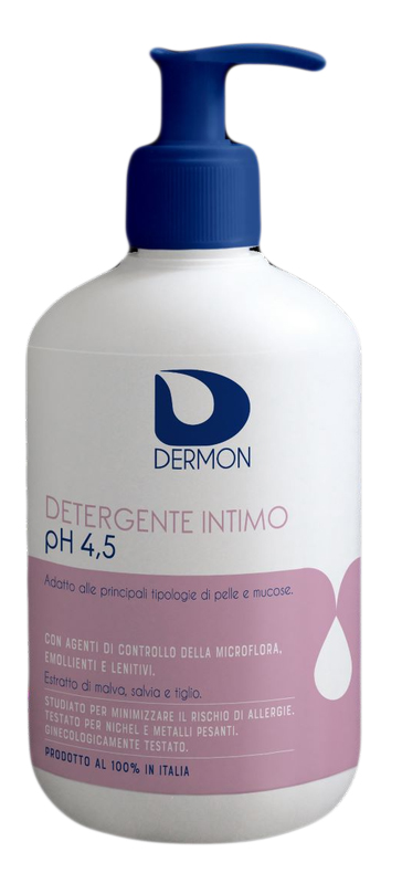 DERMON DETERGENTE INTIMO USO FREQUENTE PH 4,5 500 ML - Farmacia Nuova Dr.ssa Gabriella Catellani