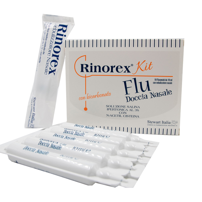 RINOREX FLU DOCCIA KIT - Farmacia Nuova Dr.ssa Gabriella Catellani