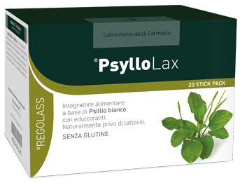 LABORATORIO DELLA FARMACIA PSYLLOLAX 20 STICK PACK LINEA REGOLASS - Farmacia Nuova Dr.ssa Gabriella Catellani