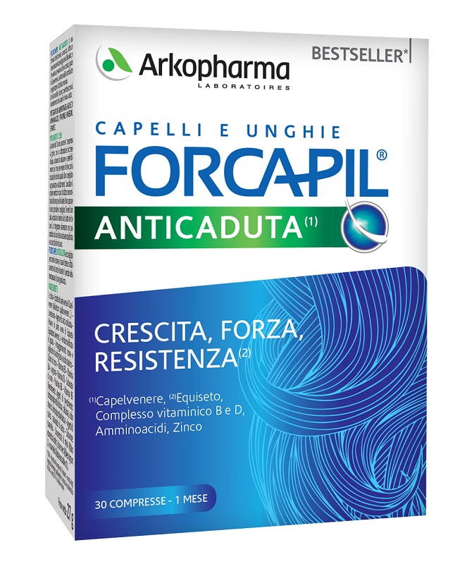 FORCAPIL ANTI CADUTA 30 COMPRESSE - Farmacia Nuova Dr.ssa Gabriella Catellani