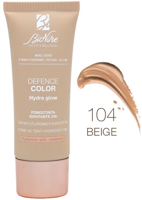 DEFENCE COLOR FONDOTINTA HYDRA GLOW 104 - Farmacia Nuova Dr.ssa Gabriella Catellani