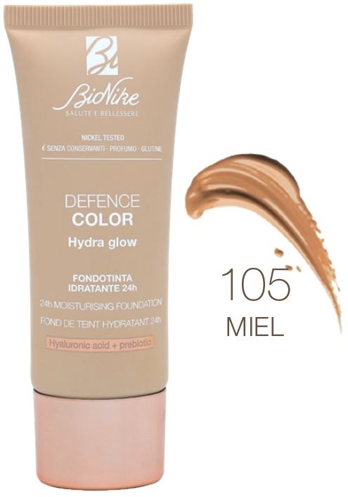 DEFENCE COLOR FONDOTINTA HYDRA GLOW 105 - Farmacia Nuova Dr.ssa Gabriella Catellani