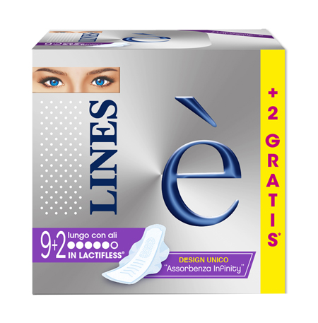 LINES E' ASSORBENTI LUNGO 9+2 PEZZI - Farmacia Nuova Dr.ssa Gabriella Catellani