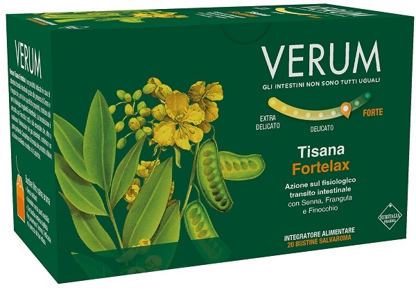 VERUM FORTELAX TISANA 20 FILTRI - Farmacia Nuova Dr.ssa Gabriella Catellani