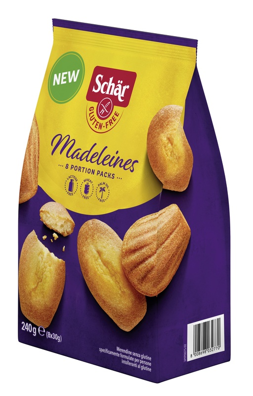 SCHAR MADELEINES SENZA LATTOSIO 8 PORZIONI DA 30 G - Farmacia Nuova Dr.ssa Gabriella Catellani