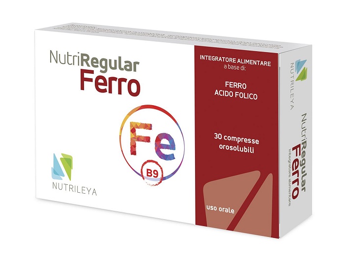 NUTRIREGULAR FERRO 30 COMPRESSE OROSOLUBILI - Farmacia Nuova Dr.ssa Gabriella Catellani